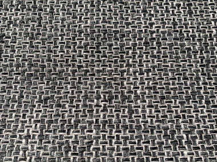 Jack Lenor Larsen Woven Tapestry Fabric For Upholstery - In Drak Grey