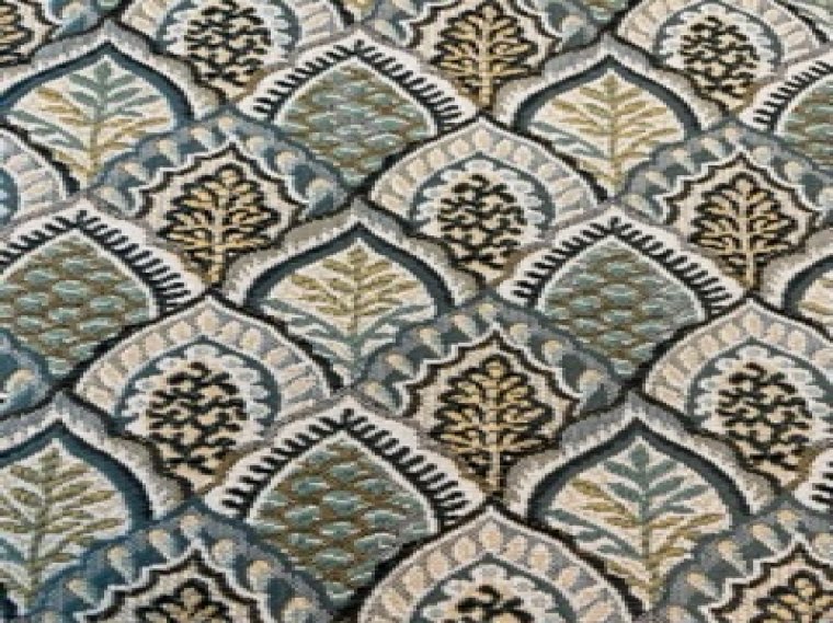 Blue tapestry online fabric