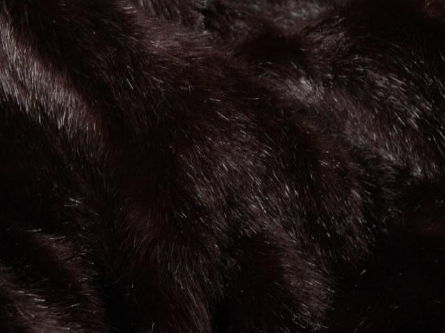 Last One !!!! Outrageous Oversized Pierre Frey BLACK MINK Faux Fur ...